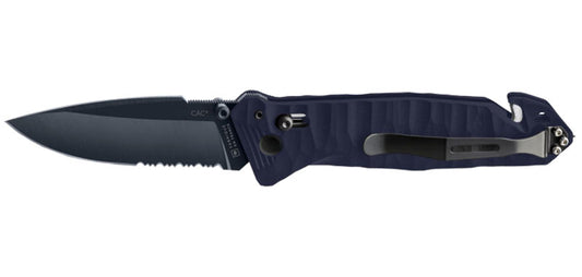 Couteau CAC S200 Edition Bleue Pointue TB Outdoor