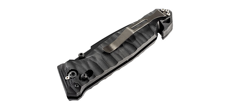 Couteau CAC S200 Lisse Toxifié Noir TB Outdoor