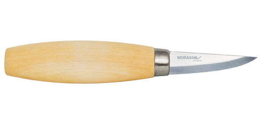Couteau Carving droit 120 acier carbone Morakniv