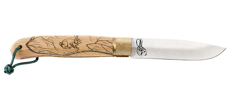 Couteau Classique Décoration Lapin Décalé
