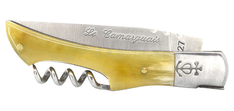Couteau Corne Tire-bouchon Le Camarguais