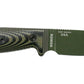 Couteau ESEE-3 Lame Verte ESEE