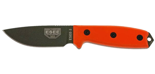 Couteau ESEE-3 Lame Verte Manche Orange