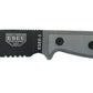 Couteau ESEE-3 Noir Lame Mixte Micrata Gris