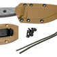 Couteau ESEE-3 Noir Manche Gris