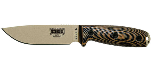 Couteau ESEE-4 Lame Désert Coyote/Noir ESEE