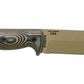 Couteau ESEE-5 Lame Dark Earth Coyote/Noir ESEE