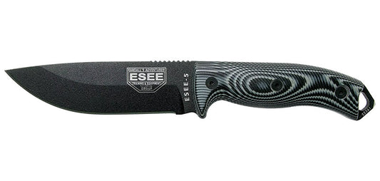 Couteau ESEE-5 Lame Noire 