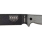 Couteau ESEE-6 Lame Noire Manche Gris