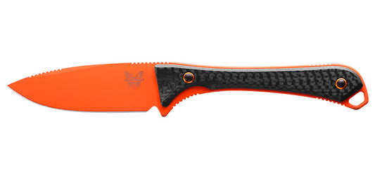 Couteau Fixe Altitude Benchmade Orange et Carbone