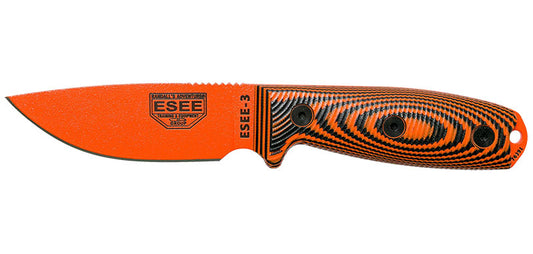 Couteau Fixe ESEE-3 - Lame Orange ESEE