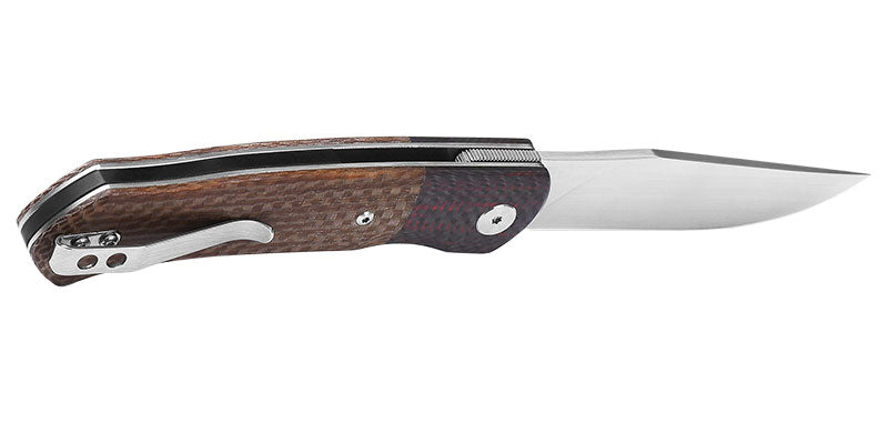 Couteau Gannet Noir/Marron QSP