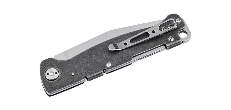 Couteau Gris Clip point Boker Plus Atlas Backlock