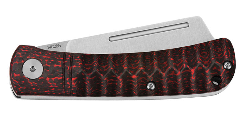 Couteau Hedgehog Noir/Rouge QSP