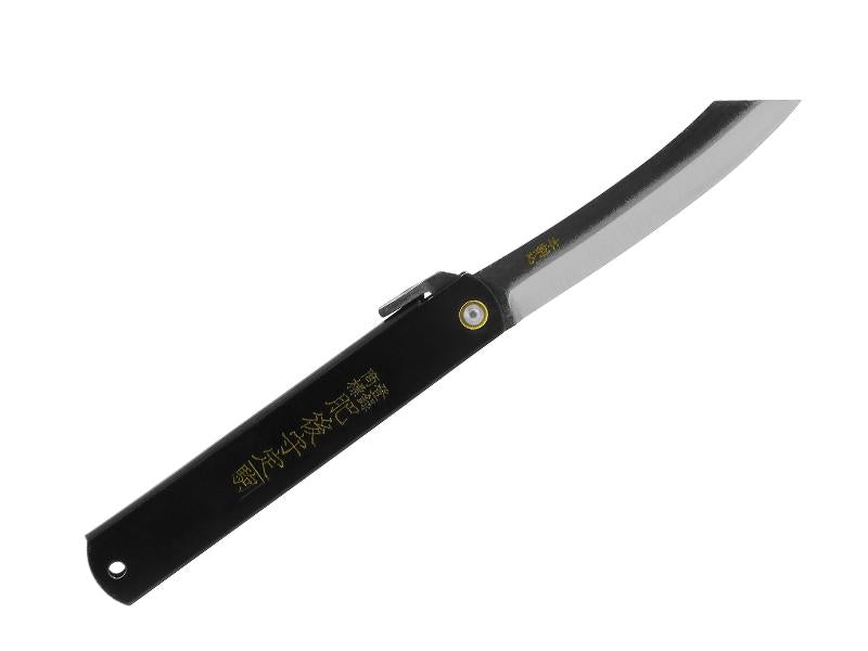Couteau Higonokami Luxe Noir 12cm Carbone