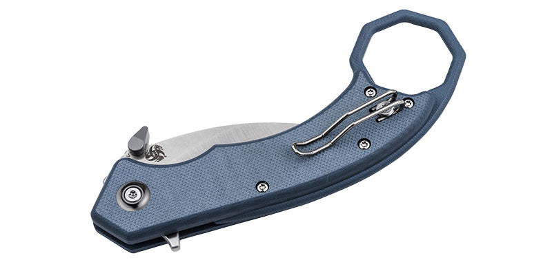 Couteau Karambit Bleu HEL Böker Plus
