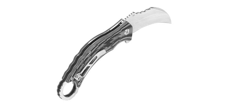 Couteau Karambit Eagle Gris/Noir QSP