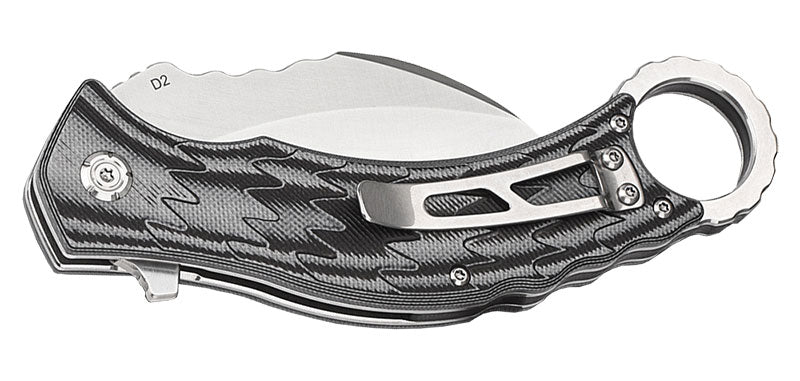 Couteau Karambit Eagle Gris/Noir QSP