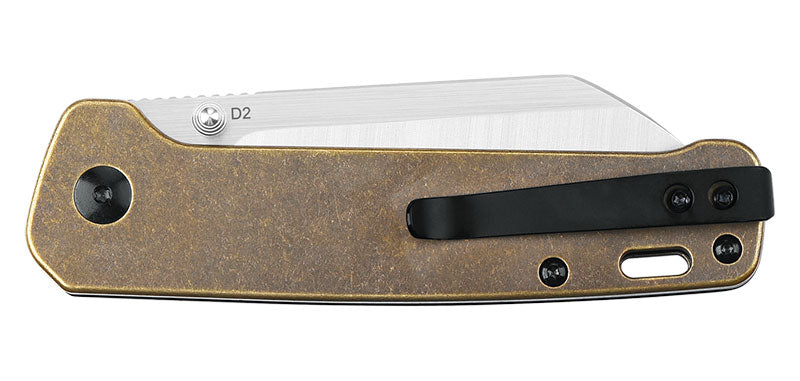 Couteau Laiton Stonewash Penguin QSP