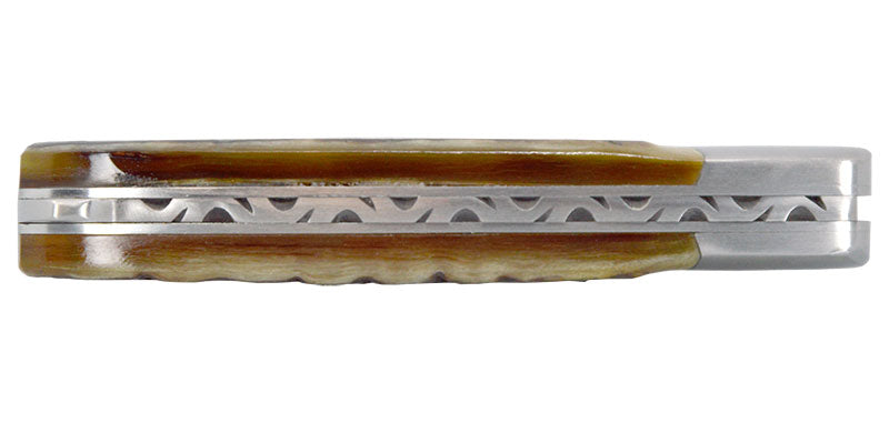 Couteau Le Montoncel Artisanal Corne Naturel