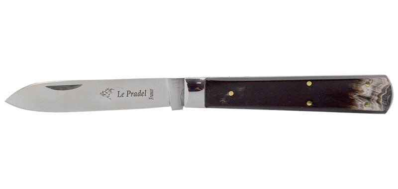 Couteau Le Pradel Carbone et corne Coutellerie Chevalerias