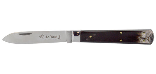 Couteau Le Pradel Carbone et corne Coutellerie Chevalerias