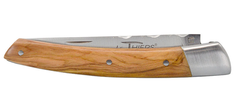 Couteau Le Thiers Bois Naturel D'olivier 