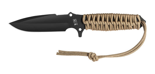 Couteau Maraudeur Paracord 550 Lisse Coyote TB Outdoor