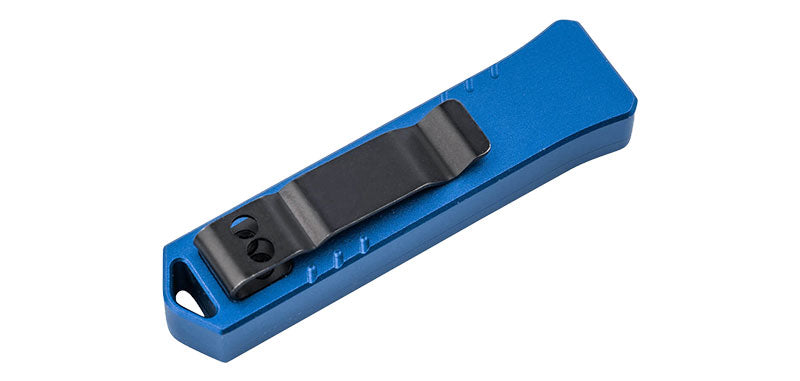 Couteau Micro USB OTF Bleu Boker Plus