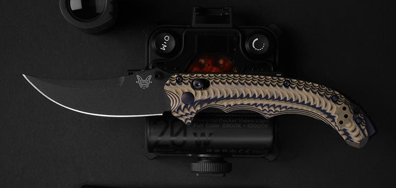 Couteau Mini Bedlam Benchmade Noir Coyote