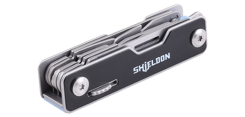 Couteau Multifonction Lileep army knife 9 fonctions Shieldon