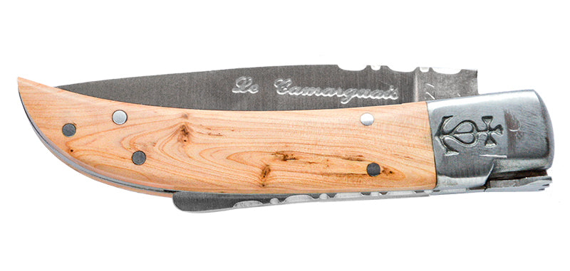 Couteau N°10 Trident soudé Genévrier Le Camarguais