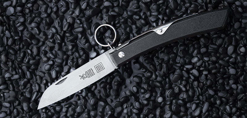 Couteau Noir IBEX 120 Inox Stonewash Windmühlenmesser