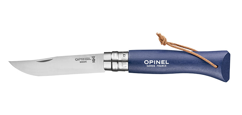 Couteau Opinel Baroudeur N°08 Inox Bleu Foncé