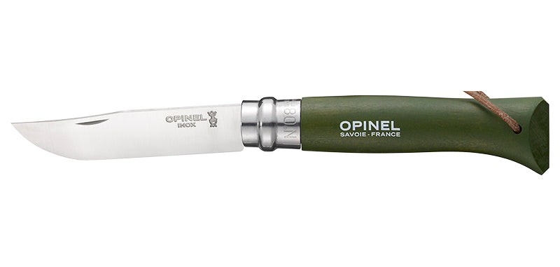 Couteau Opinel Baroudeur N°08 Inox Kaki