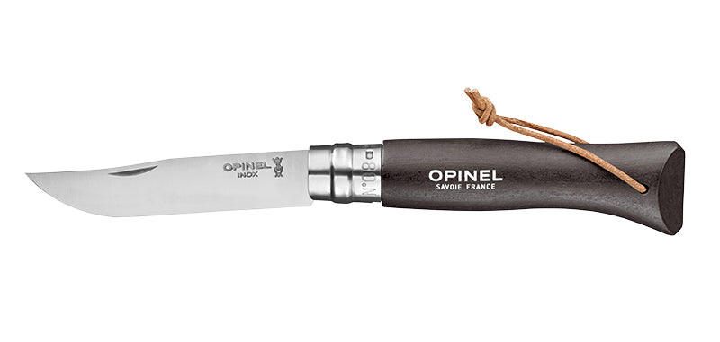 Couteau Opinel Baroudeur N°08 Inox Noir Brun