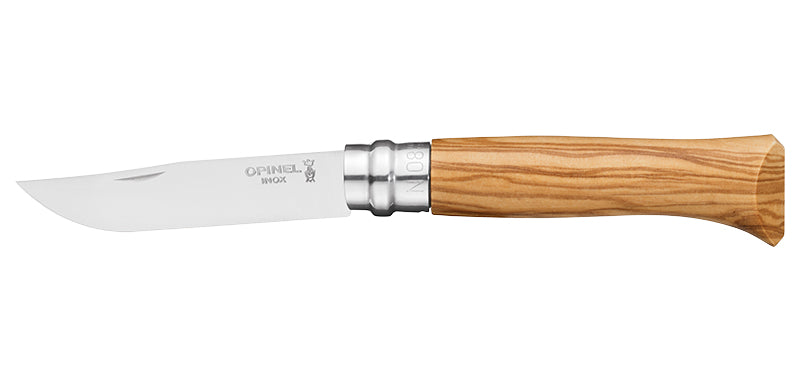 Couteau Opinel Tradition Lx Inox N°08 Olivier