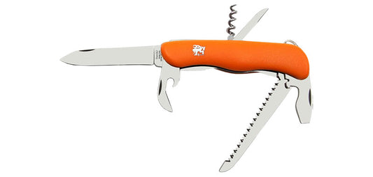 Couteau Orange Multifonctions 6 pièces Mikov