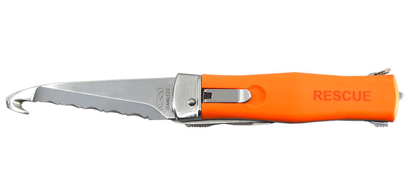 Couteau Orange Rescue II Mikov