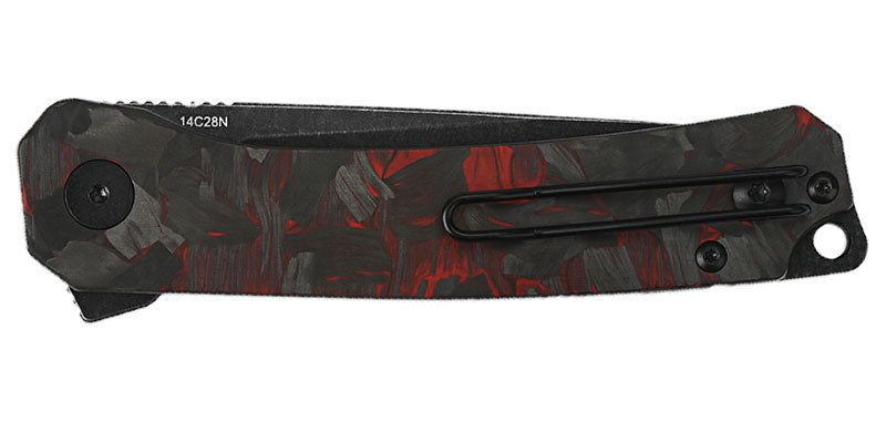 Couteau Osprey Noir/Rouge QSP