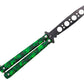 Couteau Papillon D'Entrainement Third Inox Vert