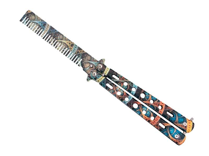 Couteau Papillon Peigne Third Horlogerie 13Cm Inox