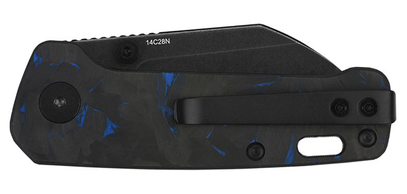 Couteau Penguin Mini Noir/Bleu QSP