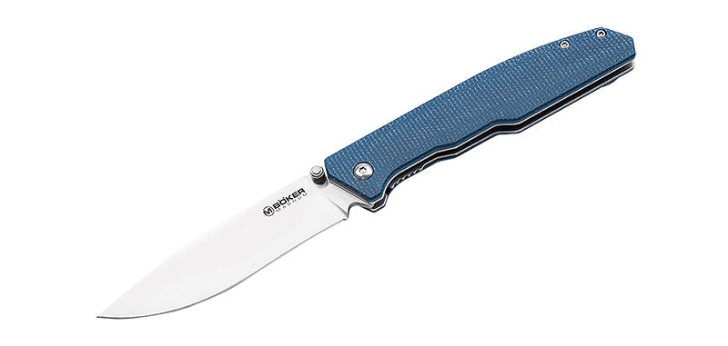 Couteau Pliant Bleu Micarta Boker Magnum
