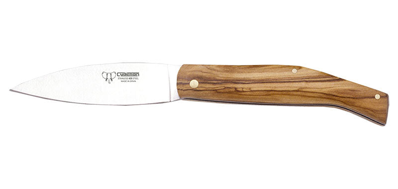 Couteau Pliant Bois D'olivier Cudeman C443L