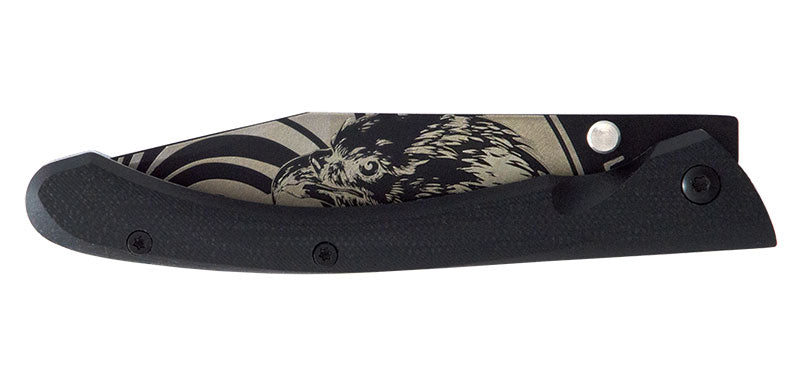 Couteau Pliant C63 Aigle Noir Lug
