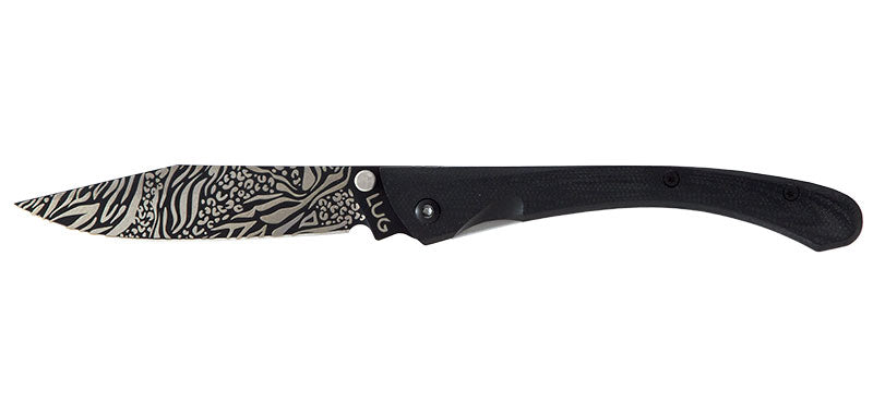 Couteau Pliant C63 Animal Noir Lug
