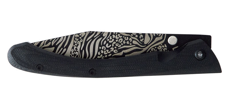 Couteau Pliant C63 Animal Noir Lug