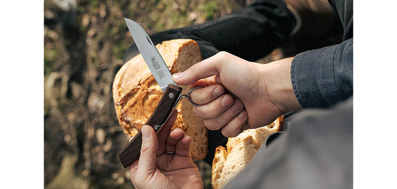 Couteau Pliant Chêne IBEX 80 Inox Windmühlenmesser