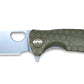 Couteau Pliant Large Vert Honey Badger